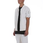 Short Sleeve MA-1 Bomber // White (L)