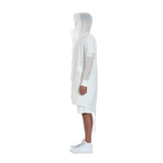 Fish-Tail Long Parka // White (S)