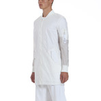 MA-1 Bomber Jacket // White (S)