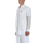 Ultra Light Modern Iconic Racer Jacket // White (XL)