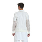Ultra Light Modern Iconic Racer Jacket // White (XL)