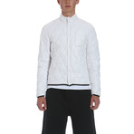 Lightweight Quilted Shirt Jacket // White (XL)