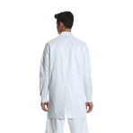 Elongated Asymmetric MA-1 Bomber Jacket // White (S)