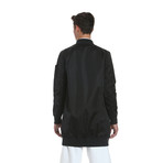 Elongated MA-1 Bomber Jacket // Black (2XL)