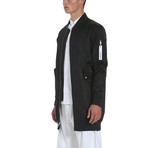 Elongated MA-1 Bomber Jacket // Black (2XL)