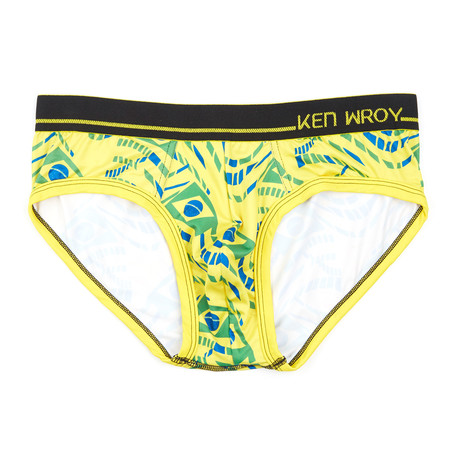 Soccer Brief // Yellow + Green + Blue (S)