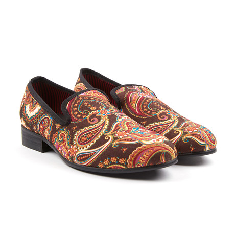 Treme Slipper // Brown Paisley (US: 7.5)