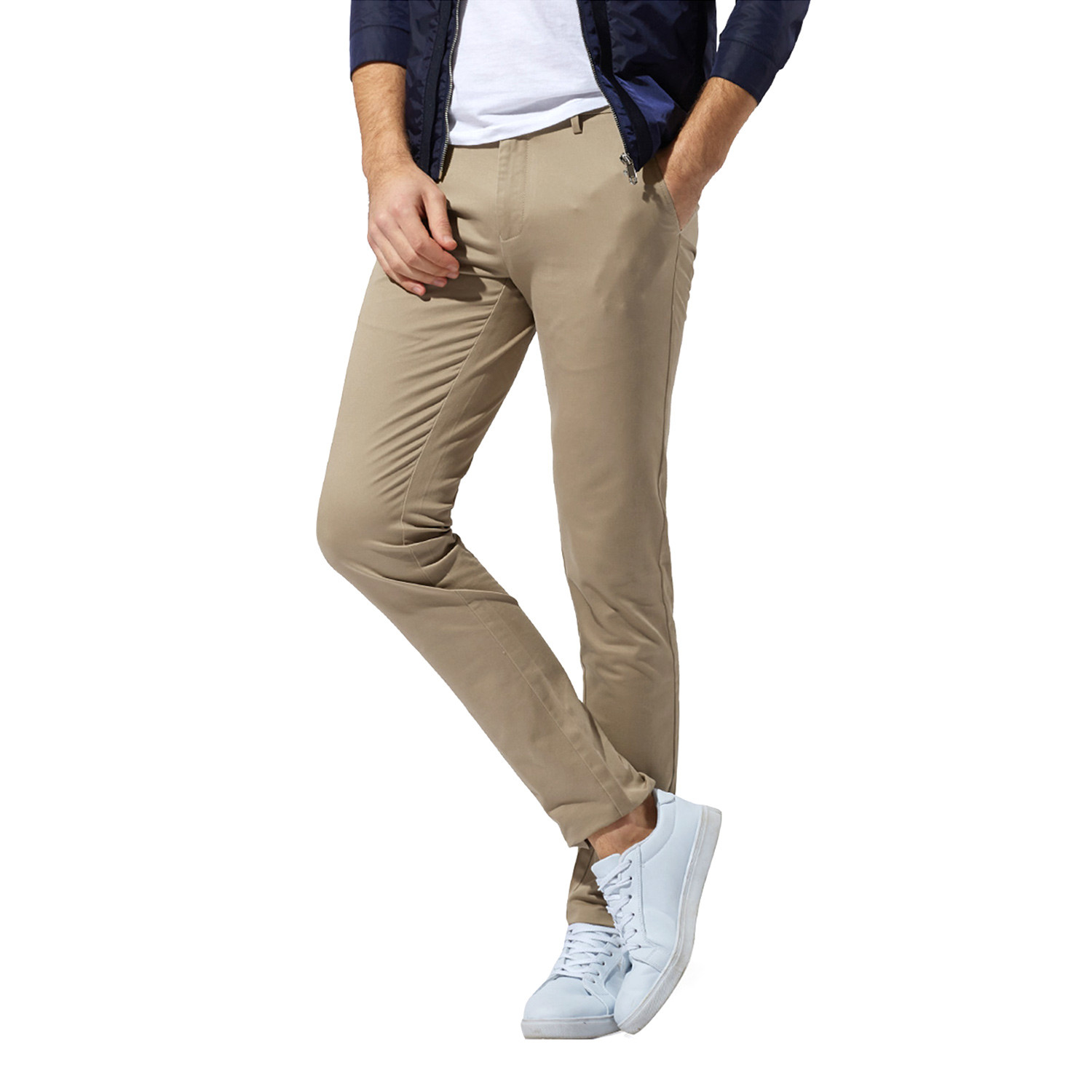 Casual Chino // Khaki (28WX36L) - QZHIHE - Touch of Modern