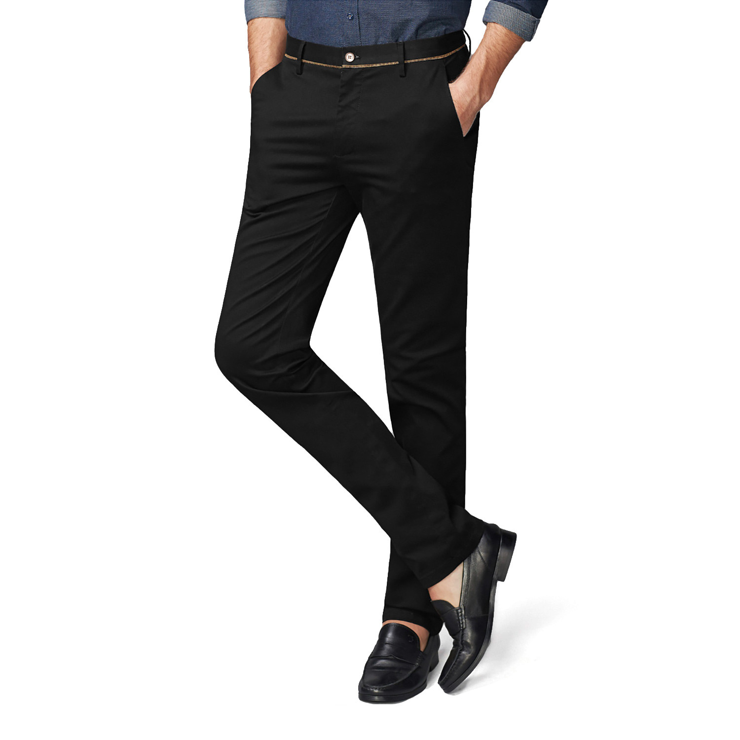 Pant // Black (28WX41L) - QZHIHE - Touch of Modern
