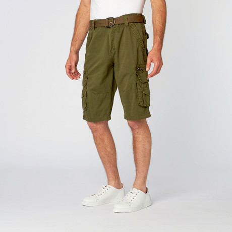 Classic Cargo Shorts // Olive (30)