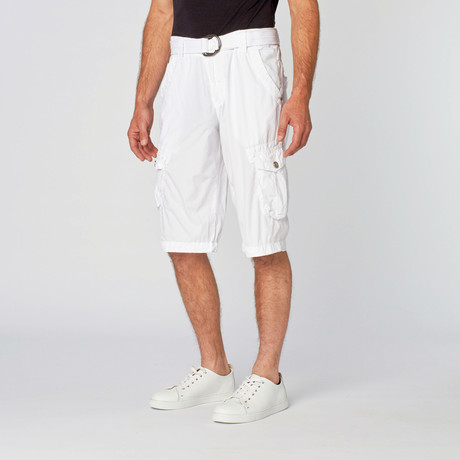 Wesley Cargo Short // White (30)