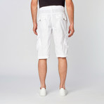 Wesley Cargo Short // White (40)