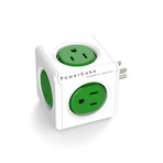 PowerCube Original 2.0 // 5 Outlets // Green (Green)