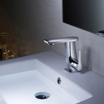 Novus Single Lever Basin Bathroom Faucet (Chrome)