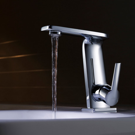 Novus Single Lever Basin Bathroom Faucet (Chrome)