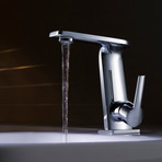 Novus Single Lever Basin Bathroom Faucet (Chrome)