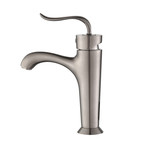 Coda Single Hole Single-Handle Basin Bathroom Faucet (Chrome)