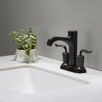 Coda 4" Centerset 2-Handle Bathroom Faucet (Chrome)