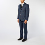 Peak Lapel 3-Piece Suit // Blue (US: 38R)