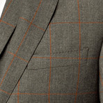 Peak Lapel 3-Piece Suit // Grey (US: 38R)