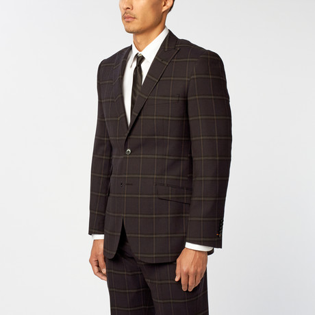 Peak Lapel 2-Piece Suit // Navy (US: 36S)