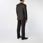 Peak Lapel 2-Piece Suit // Charcoal Blue (US: 40R)