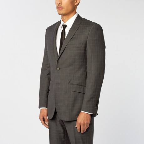 Notch Lapel 2-Piece Suit // Medium Grey (US: 36S)