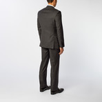 Peak Lapel 3-Piece Suit // Black Check (US: 38R)