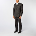 Peak Lapel 3-Piece Suit // Black Check (US: 42R)