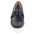 Leather Loafer // Dark Blue (Euro: 41)