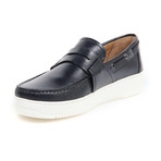 Leather Loafer // Dark Blue (Euro: 41)