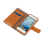 Bifold Phone Case // Saffiano Brown (Samsung Note 3/Note 4)