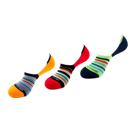 No-Show Ankle Socks // Dot Mix // Pack of 3