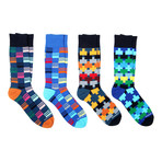 Dress Socks // Lego Mix // Pack of 4