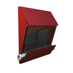 X Press Mailbox // Red