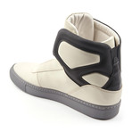 Sentient Leather High-Top // Matte Grey Multi