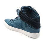 Libertine Suede Quilted Mid-Top // Marine (Euro: 41)