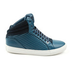 Libertine Suede Quilted Mid-Top // Marine (Euro: 40)