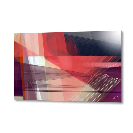 Abstract 391 // Aluminum Print (24"W x 16"H x 0.2"D)