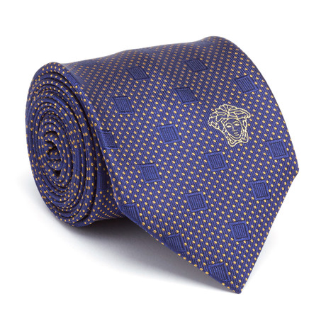 Squares Silk Tie // Blue