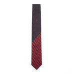 Silk Tie // Red + Black