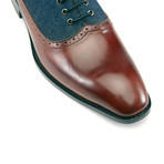 Jack Oxford // Espresso Patina + Blue Denim (US: 9.5)