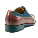 Jack Oxford // Espresso Patina + Blue Denim (US: 9.5)