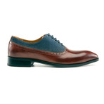 Jack Oxford // Espresso Patina + Blue Denim (US: 9.5)