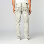Premium Washed Slim Fit Denim // Grey Acid Wash (36WX32L)