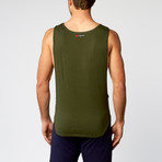 L.A Wash Air Muscle Tee // Olive (S)