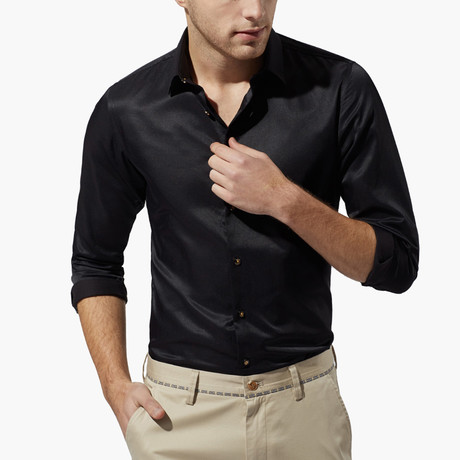 Classic Dress Shirt // Black (S)