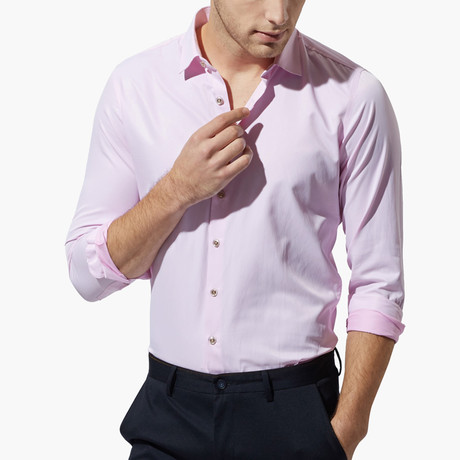 Classic Dress Shirt // Pink (S)