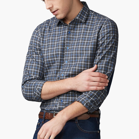 Modern Shirt // Blue Plaid (S)