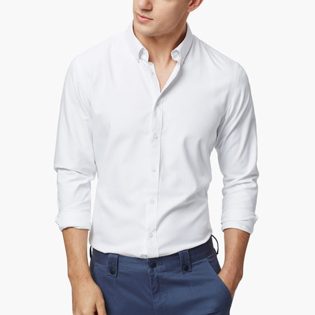 Dress Shirt // White (S)